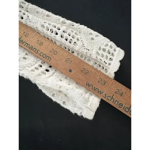 Soft Surroundings Top Womens XS Oversize Crochet Boho Coverup Coastal *