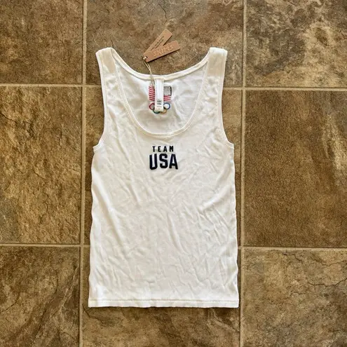 SKIMS Soft Lounge Tank Team USA White Size Large
