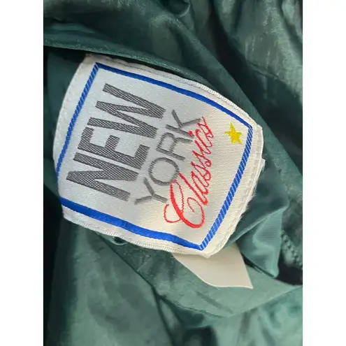 Vtg New York Classics Women's Jacket 3XL Green‎ Reversible New Green Size 3X