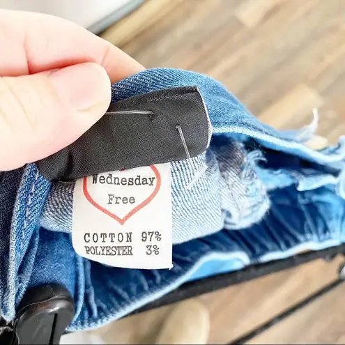 Wednesday Free Wide Leg Light Weight Denim Pants Size Small