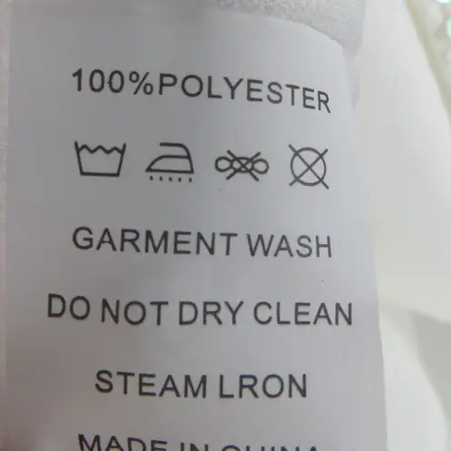 Love & Lemonade White Sequin One Shoulder Long Sleeve Cocktail Dress Large