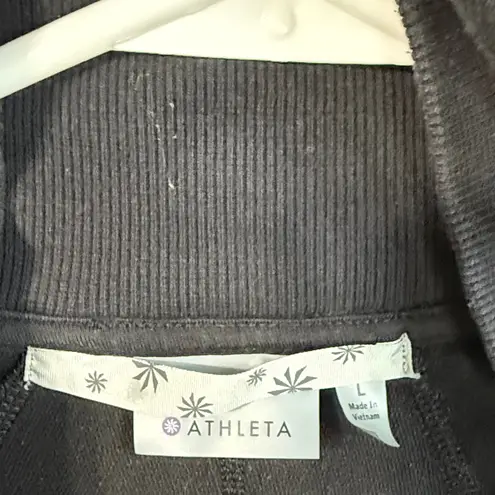 Athleta  Women's Black Zip-Up Hoodie