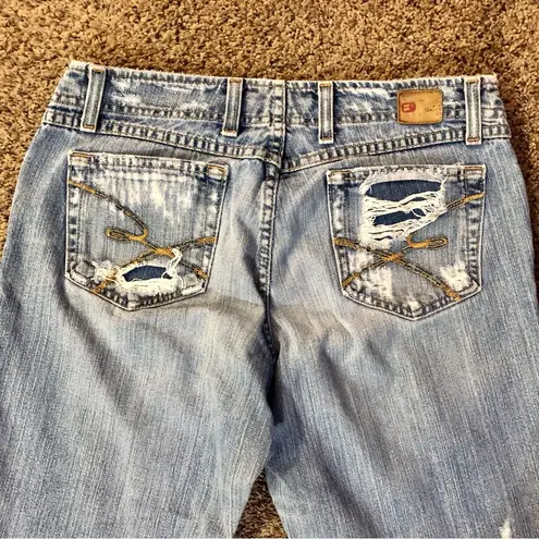 BKE Denim Capris Womens 30 Used Wendi BKL736 Some Wear