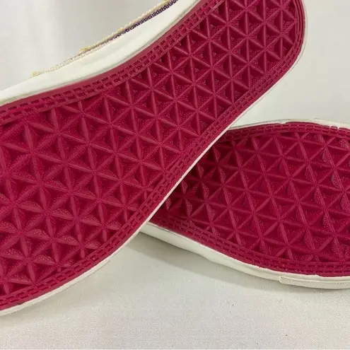 NEW Corkys Babalu Multicolor Reggae Stripe Ragged Edge Sneakers Women’s Size 9