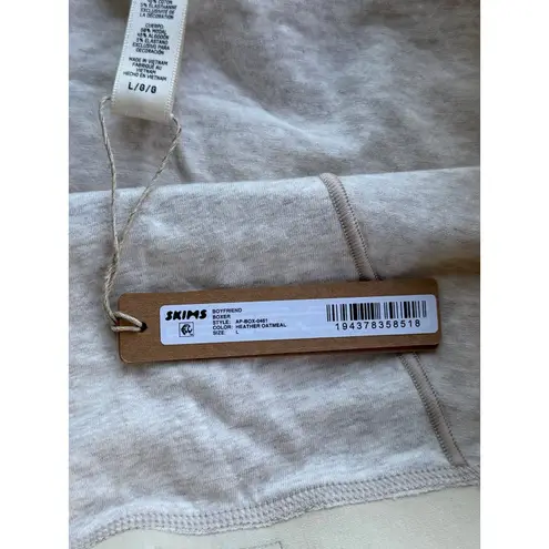 SKIMS Boyfriend Boxer Heather Oatmeal Size Large