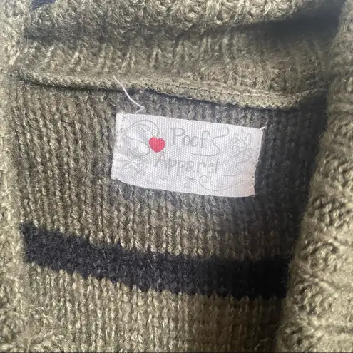 Vintage Style Boho Baggy Cowl Neck Sweater SZ S