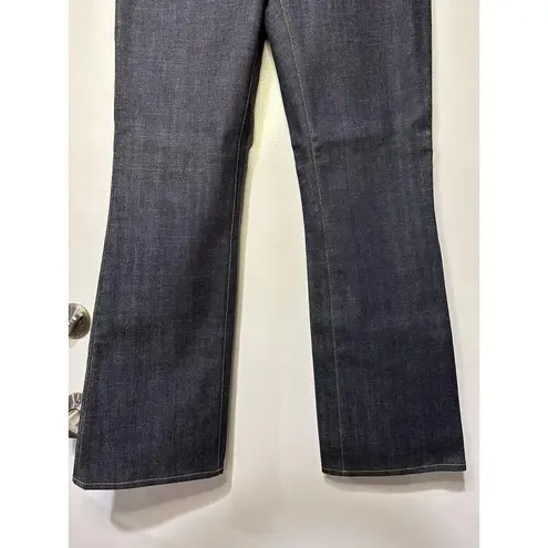 Mychael Darwin Premium Denim Custom Flared Jeans Low Rise Size 8 New w/o Tags Blue