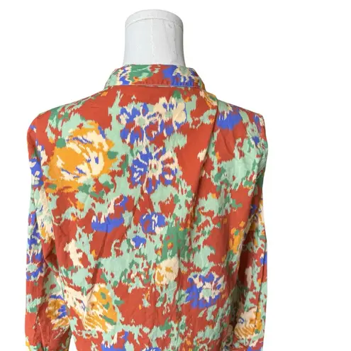 Sézane - Pierro Shirt Antique Floral Button Down Blouse Sz 36