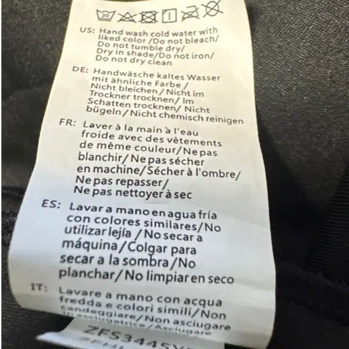 Women's Swimsuit One Piece Blue Black UPF 50+ Yoga Training Medium