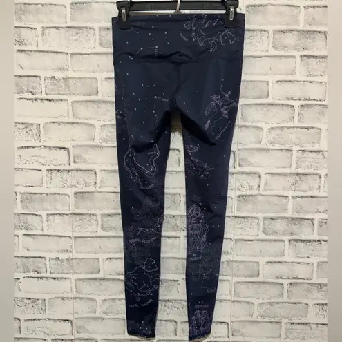 Teeki Stardust Constellation print hot Pants Leggings Size Small ~NWOT USA