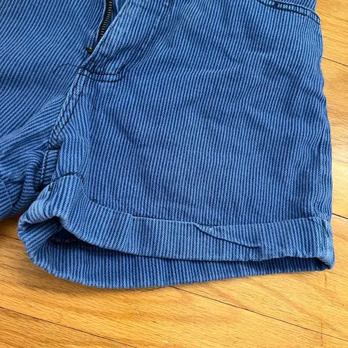 Paris Blues Vintage  Pinstriped Jean Shorts