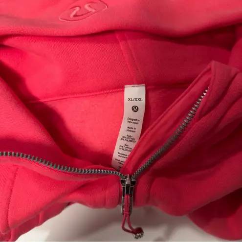 Lululemon Scuba Oversized Half Zip Hoodie Lip Gloss XL/XXL