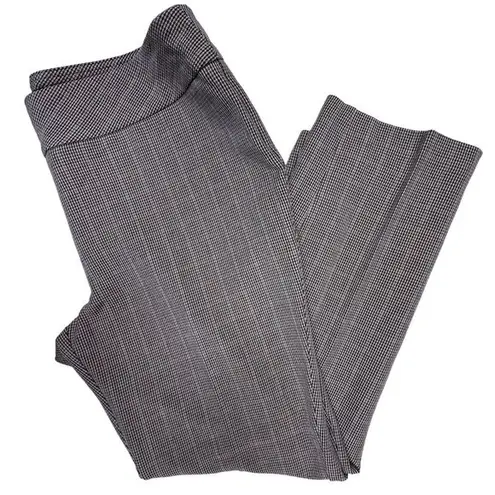 Roz & Ali Women's Petite Houndstooth Straight Leg Pants Size 16