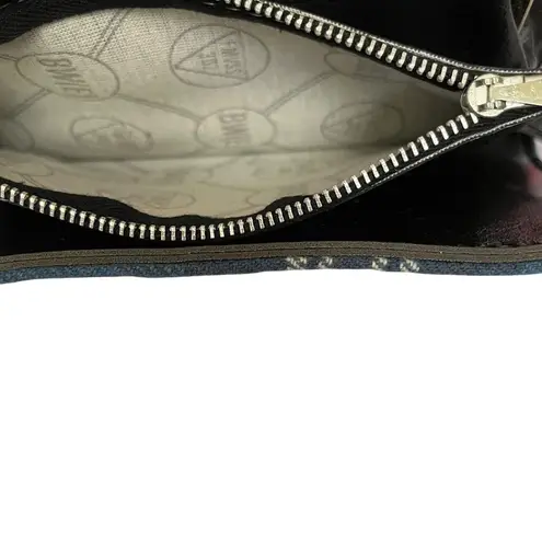 Brown’s Of Bermuda NWOT Vintage Brown's of Bermuda Set: Blue Wool Tartan Plaid Handbag & Wallet