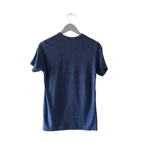 Alternative Earth Cotton Blend Blue Women’s Short Sleeves Heart T-Shirt SZ S