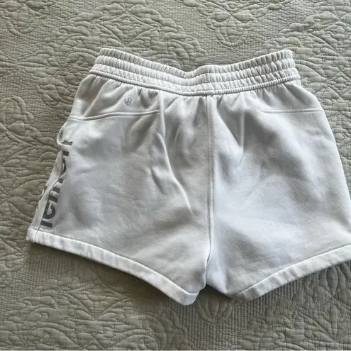 Lululemon  cotton sweatpant material 4" shorts size 6