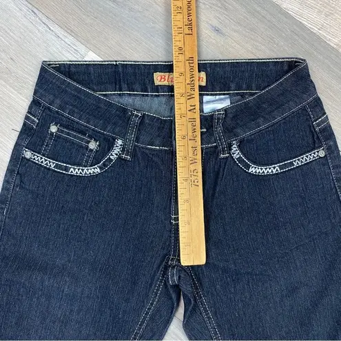 Blu Rein Rhinestone Embellished Low Rise Skinny Jeans Blue Juniors 5 Size undefined