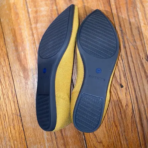 Rothy's The Point Marigold Yellow Size 6