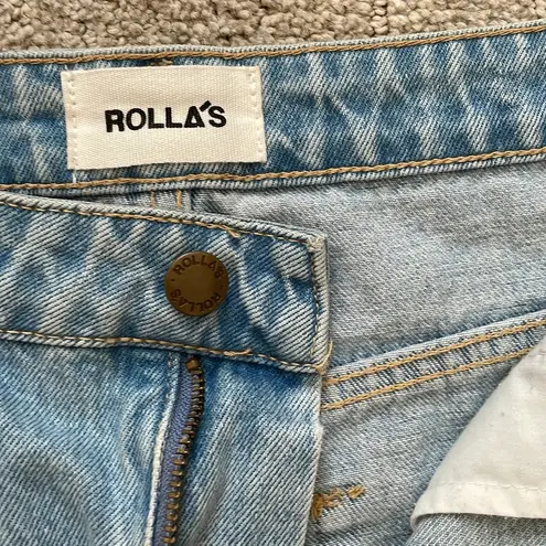 Rolla's Rolla’s Dusters high-rise slim light wash denim jean shorts sz 31