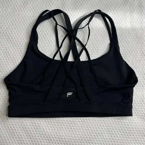 Fabletics  Black Strappy Sports Bra Not Padded Unknown Size See‎ Measurements