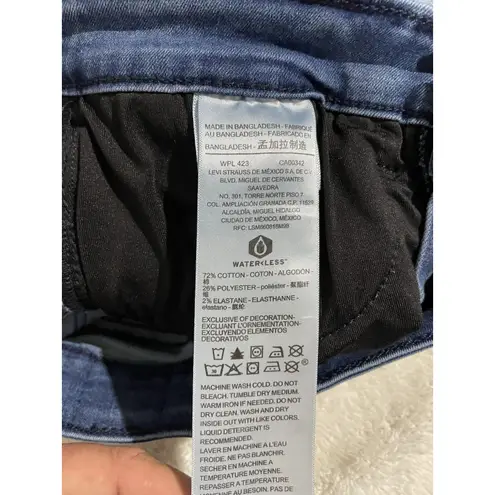 Denizen From Levi’s Women’s Size 29 High Rise Ankle Super Skinny Medium Wash Blue