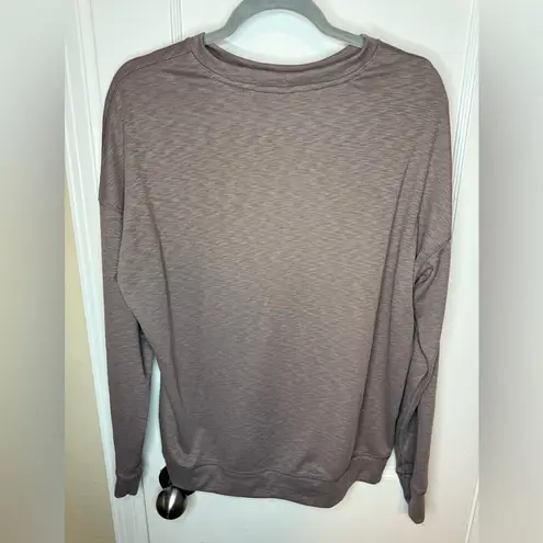 Vuori Top Womens Small Sunrise Crew Long Sleeve Pullover Mauve