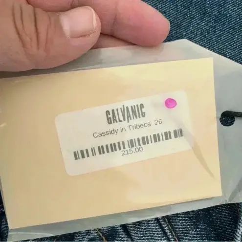 GRLFRND NEW  cassidy mid rise straight leg jean in tribeca 26