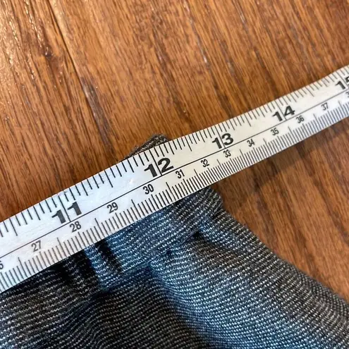 Orvis grey pull on elastic waist pencil skirt small