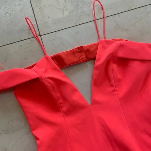Jay Godfrey NWOT Hot Pink/Neon Orange Dress Sz 10