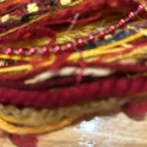 Kansas City Chiefs or ISU colors. Beautiful novelty scarf. 50 inches long.