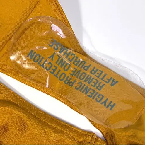 Zimmermann  Wylie Halter Two Piece Bikini Swimsuit Mustard AU 3 US 10 NWT