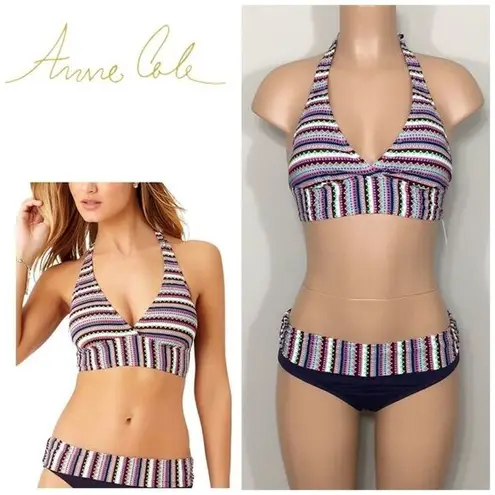 Anne cole  multicolored bikini. NWT