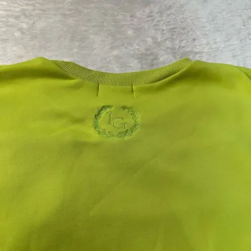 Lonely Ghost  Lime Green Pullover Logo Sweatshirt Pickleball