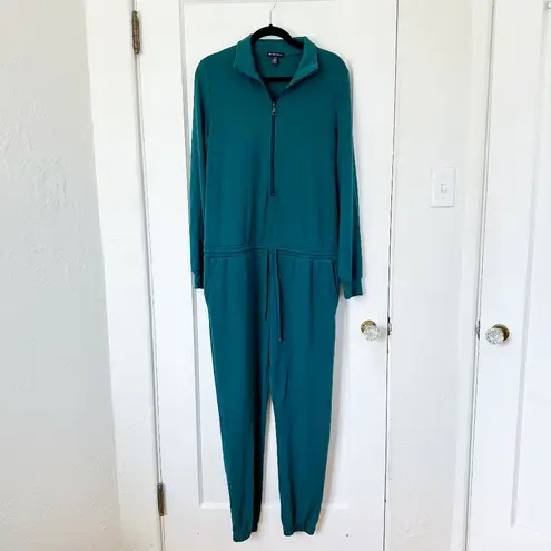 Beyond Yoga Beyond Yoga | Ski Weekend Jumpsuit Sweatsuit in Midnight Green Large