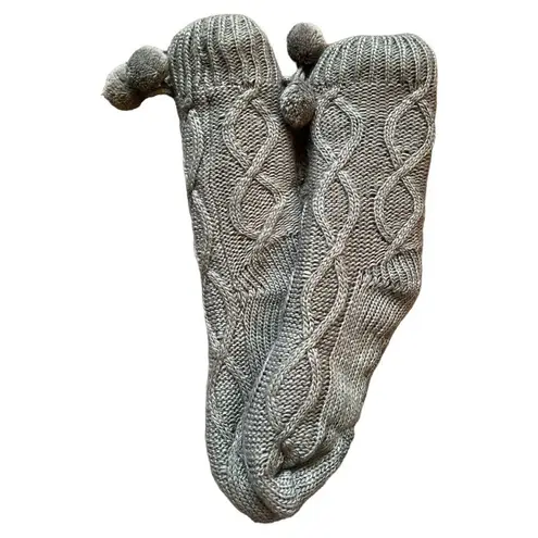 Muklucks MUK LUKS Gray Slipper Socks (Size 7-8)