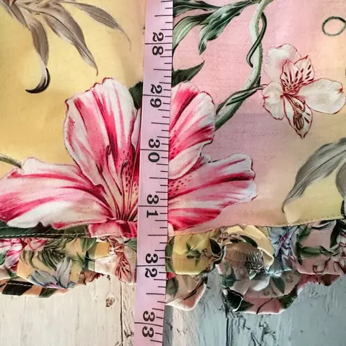 Agua Bendita Larissa Casual Summer Coverup Beach Romper Size Large