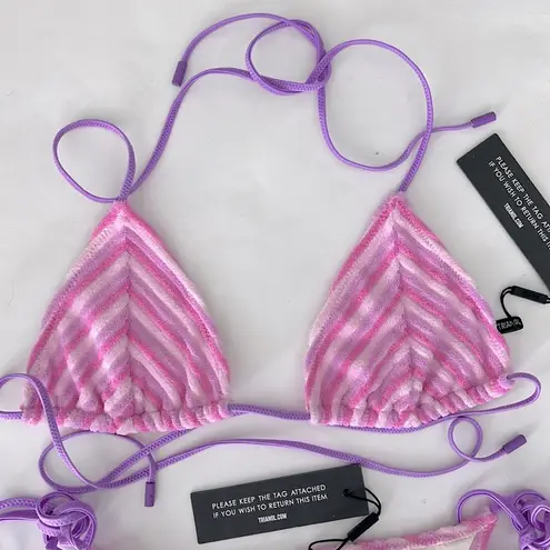 Triangl NWT  VINCA - LOTUS Terry Towelling Triangle Bikini Set Large