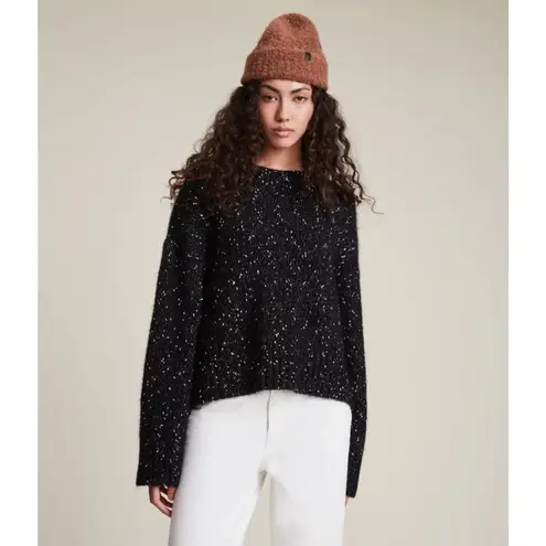 ALL SAINTS Nell Jumper Pullover Sweater Crewneck Drop Shoulder Women M Oversized