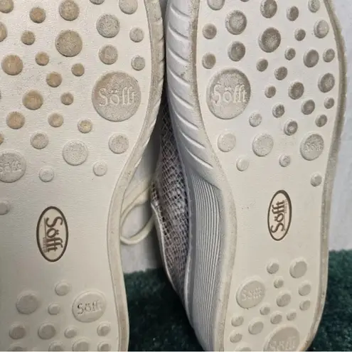 Sofft Womens Parkyn Leather Round Toe Oxfords Platform Cushion Arch Support sz 7 White