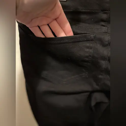 NYDJ Not Your Daughters Jeans lift x tuck black pull on jeans sz 8