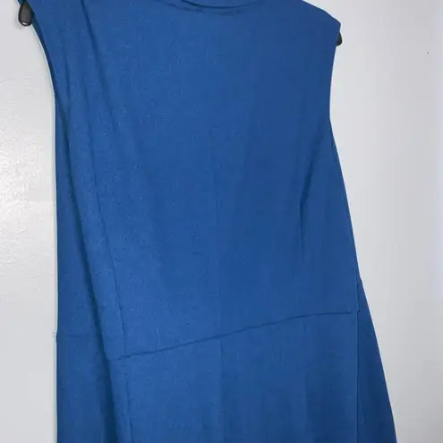 DKNY  Soft Everyday Asymmeteric Hem Stretch Knit Sleeveless V Neck Dress 22W NWT