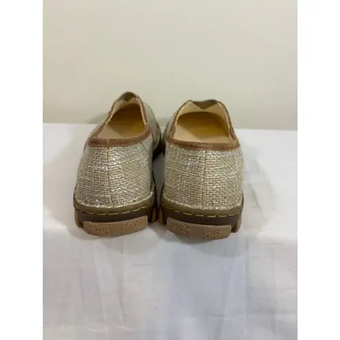 Women's Tony Lama Boots Beige Loafers Size 11 Brown