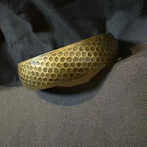 Elegant Gold Bracelet with Intricate Textures