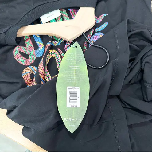 Farm Rio Yawanawa Relaxed T-Shirt Top NWT size Small