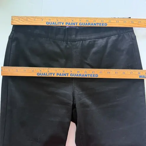 NYDJ Millie Ankle Pants Black Pull On Elastic Waist Sleek Stretch Casual Work 10