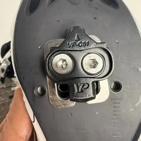 Venzo RX Cycling Shoes White Black Women’s 6.5 / Men’s 5 EU 38 SPD W/O Clips