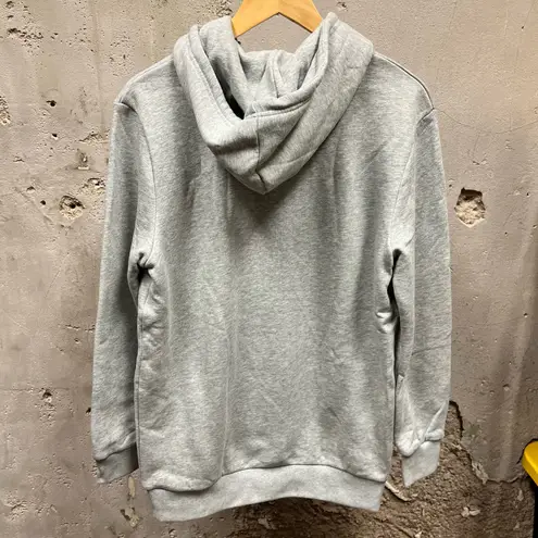 Diamond Supply Co. Diamond Skateboards Gray White Logo Pullover Fleece Hoodie Large L NWT Skater