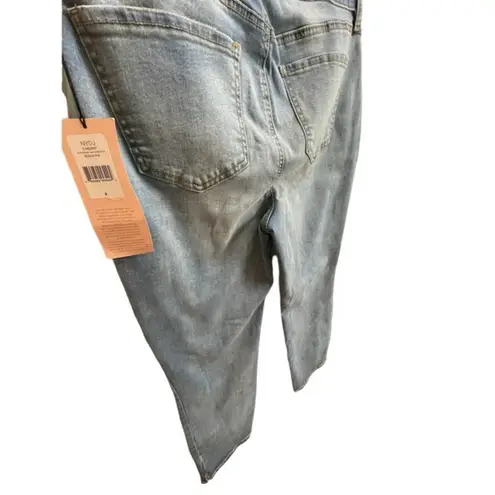 NYDJ NWT Curves 360ā Slim Straight Ankle Jeans w/ Side Slits Light Wash Size 8
