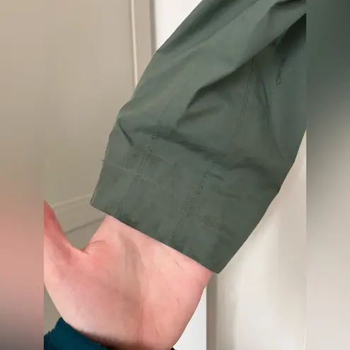 Marmot Ski Hiking Jacket Fleece Rain Hooded Green 2in1