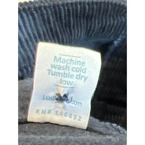 Marine layer Black Button Up Corduroy Mini Skirt Women's Size 0 Retro 90s Y2K